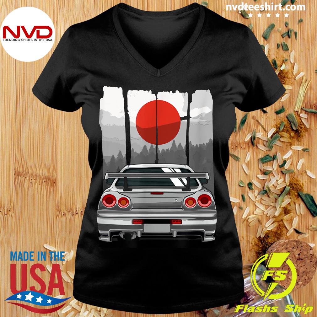 JDM Aftermarket Motorsports Drift Kanji Japan Sun Flag Raglan Baseball Tee