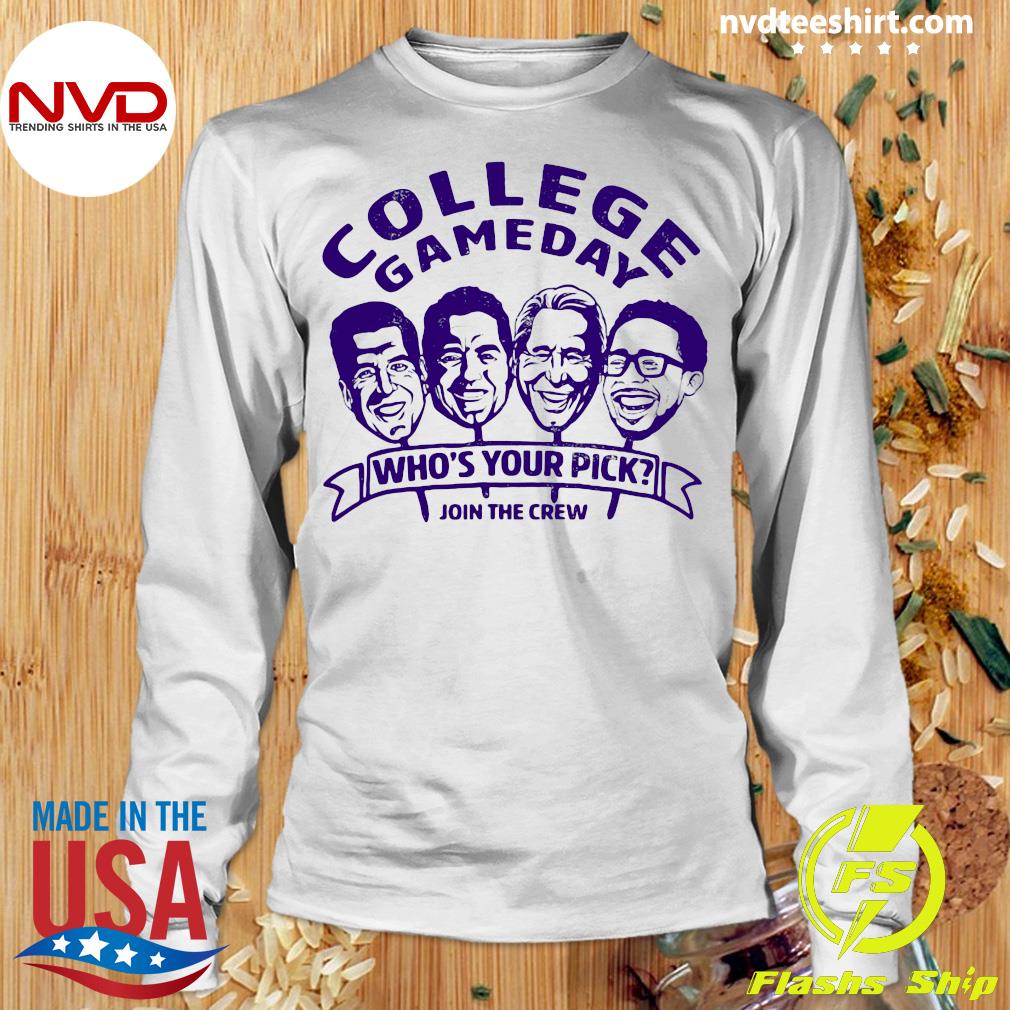 Official Espn College Gameday Who's Your Pick Join The C2 T-shirt - NVDTeeshirt