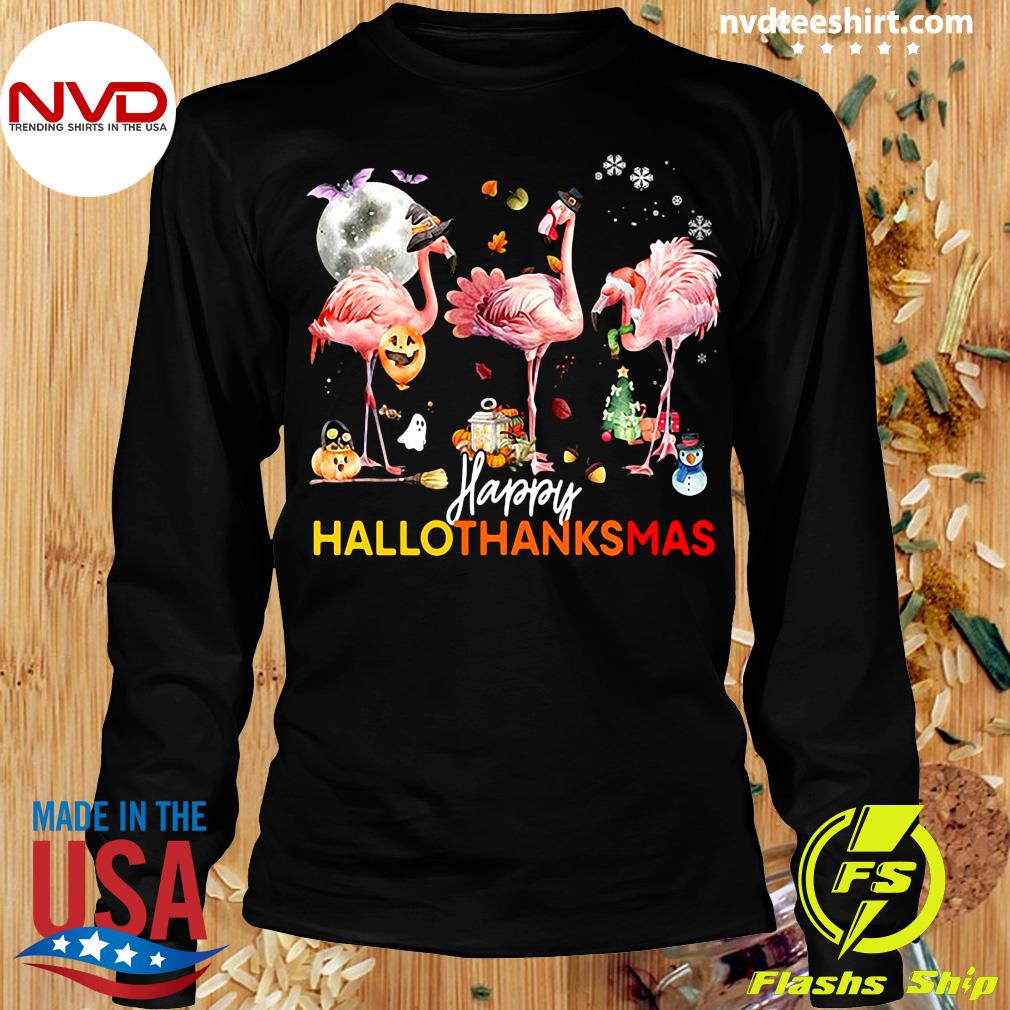 halloween flamingo shirt