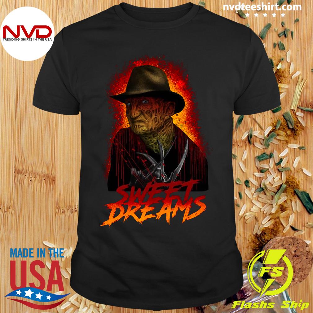 zonne streepje Neuken Official Sweet Dreams Mens Freddy Krueger Nightmare On Elm Street Halloween  Movie T-shirt - NVDTeeshirt