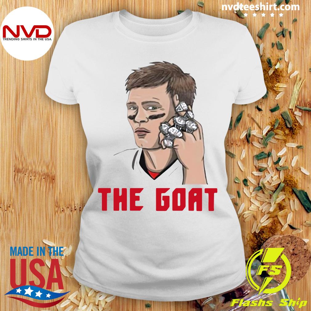 Official Tom Brady The Goat Greatest Quarterback Of All Time T-shirt -  NVDTeeshirt