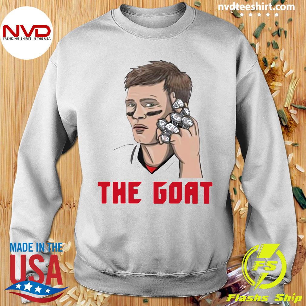 Official Tom Brady Goat T-shirt - NVDTeeshirt