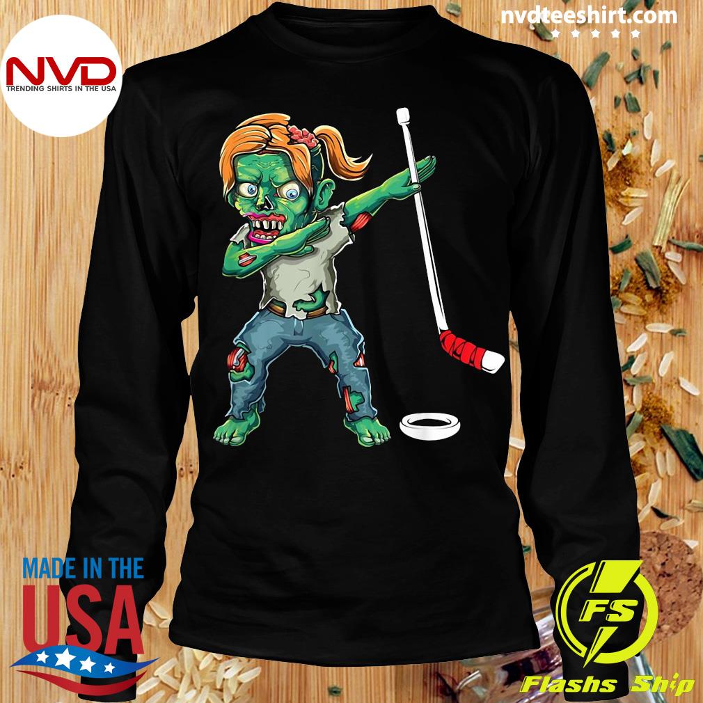 moeilijk Mompelen Toezicht houden Female Zombie Hockey Girls Halloween Hockey Team Player Shirt - NVDTeeshirt