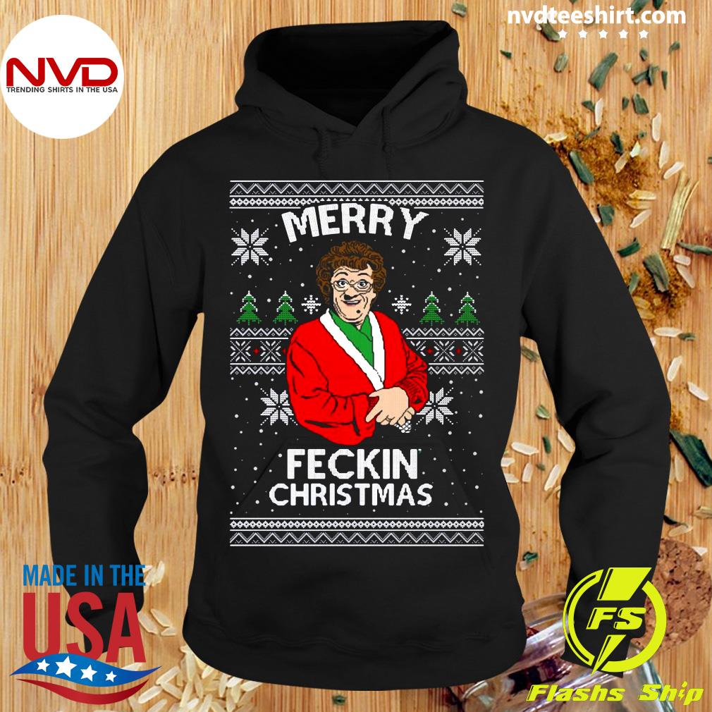 Red Adults & Kids Sizes Merry Feckin Christmas Jumper Mrs Browns Boys
