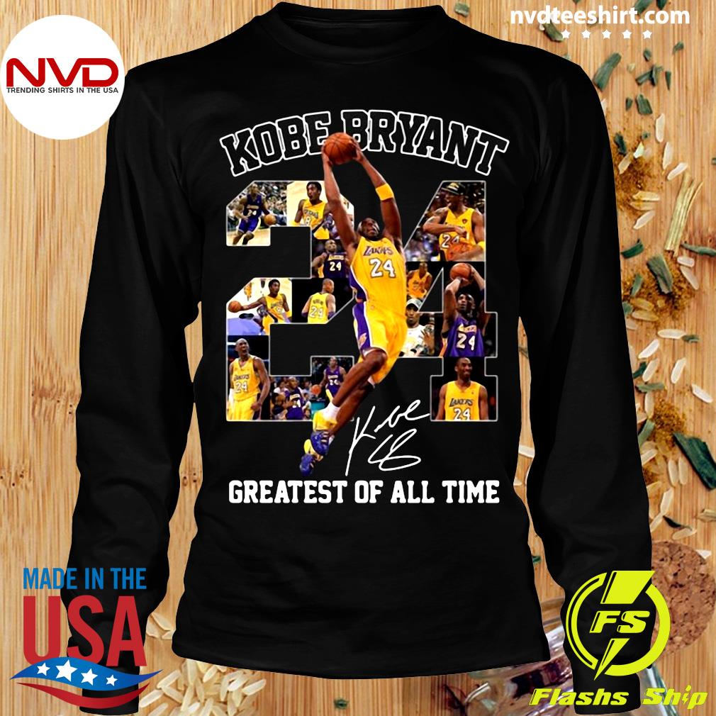 Kobe Bryant Los Angeles Lakers Should Be The NBA Logo Signature Fashion  T-Shirt - Binteez