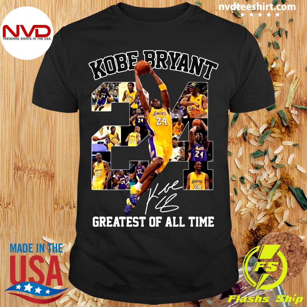 Aanpassing Jabeth Wilson Republikeinse partij Official 24 NBA Kobe Bryant Lakers Greatest Of All TimeLos Angeles Lakers  Signature T-shirt - NVDTeeshirt