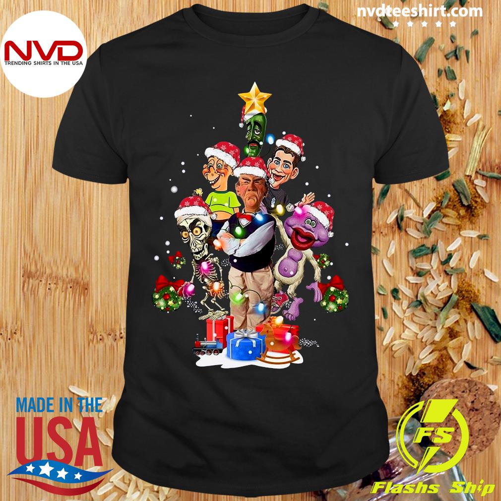 Jeff Dunham Christmas Tree T-shirt - NVDTeeshirt