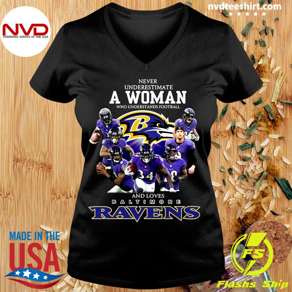 Cleveland Just A Woman Who Loves Her Ravens And Orioles Hawaiian Shirt -  Tagotee