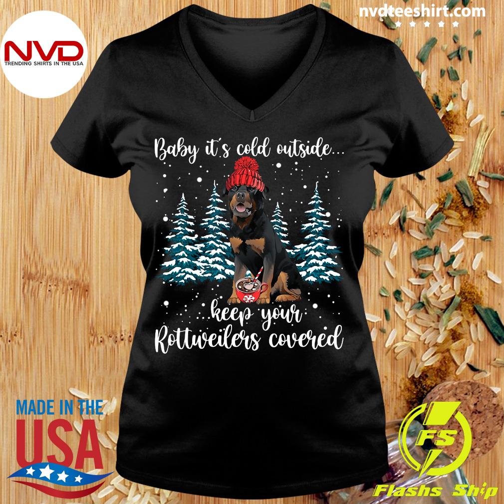 rottweiler christmas shirt