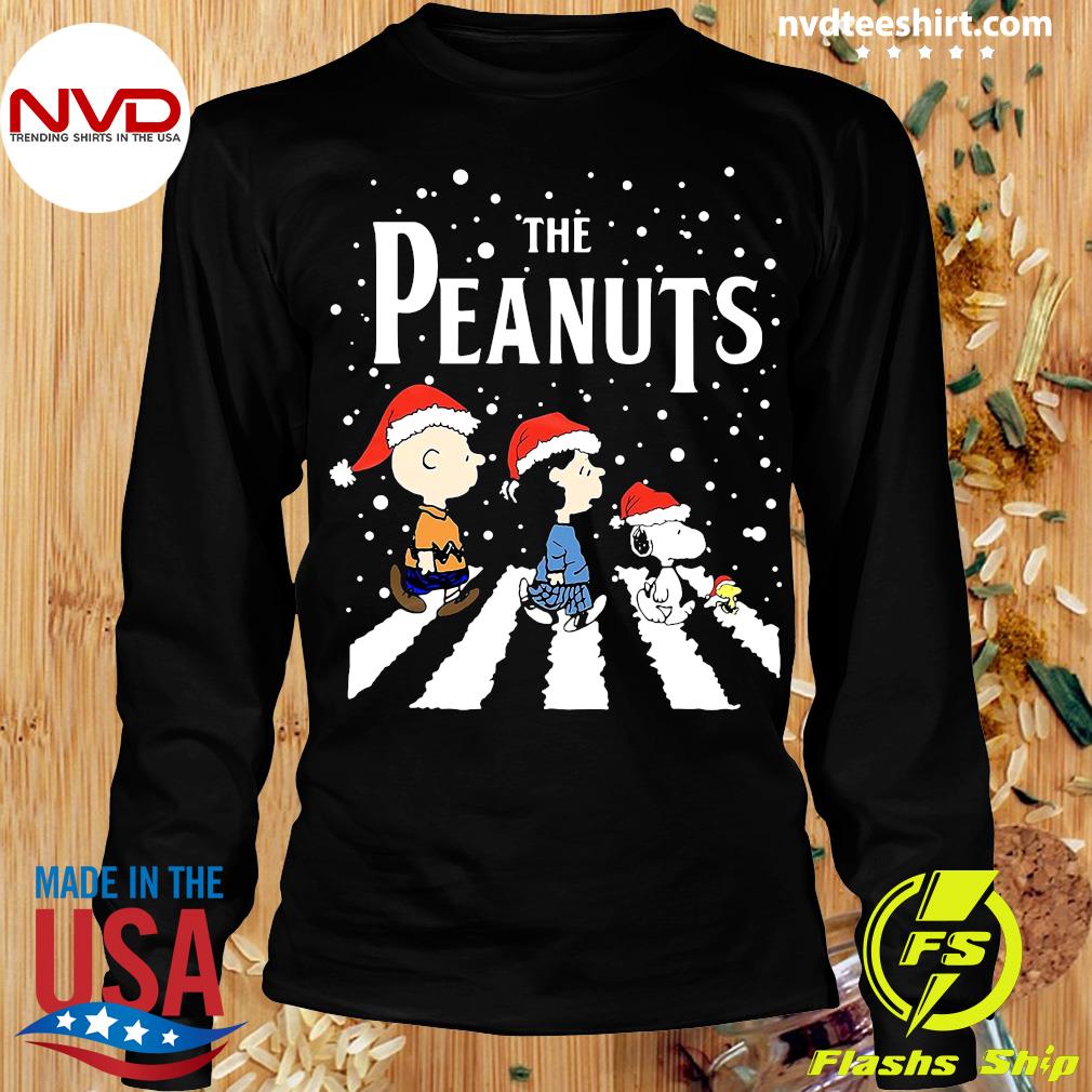 Peanuts Characters Abbey Road Boston Skyline Sports Teams Shirt