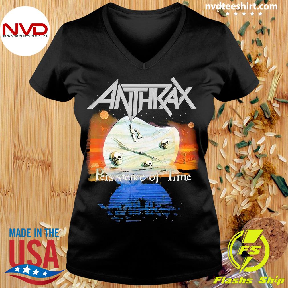 Meningsløs Peep ledningsfri Anthrax Persistence Of Time 30th Anniversary Shirt - NVDTeeshirt