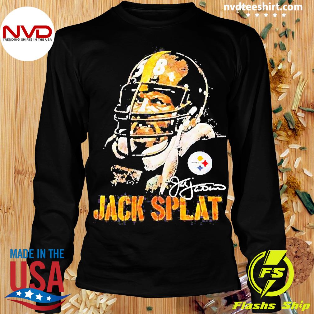 Steelers Homage Jack Lambert Man of Steel Short Sleeve T-Shirt - XL