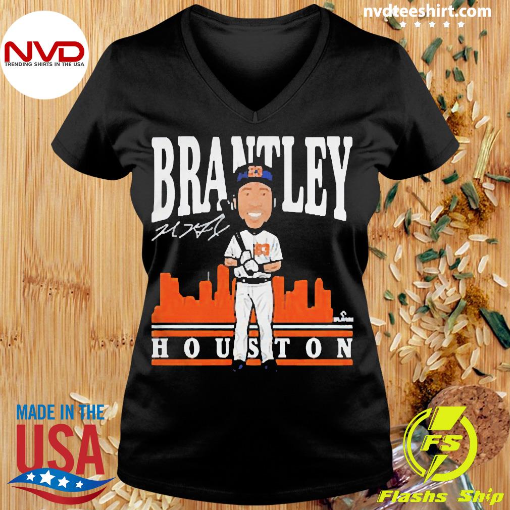 Michael Brantley Toon Houston Astros Signature Shirt - NVDTeeshirt