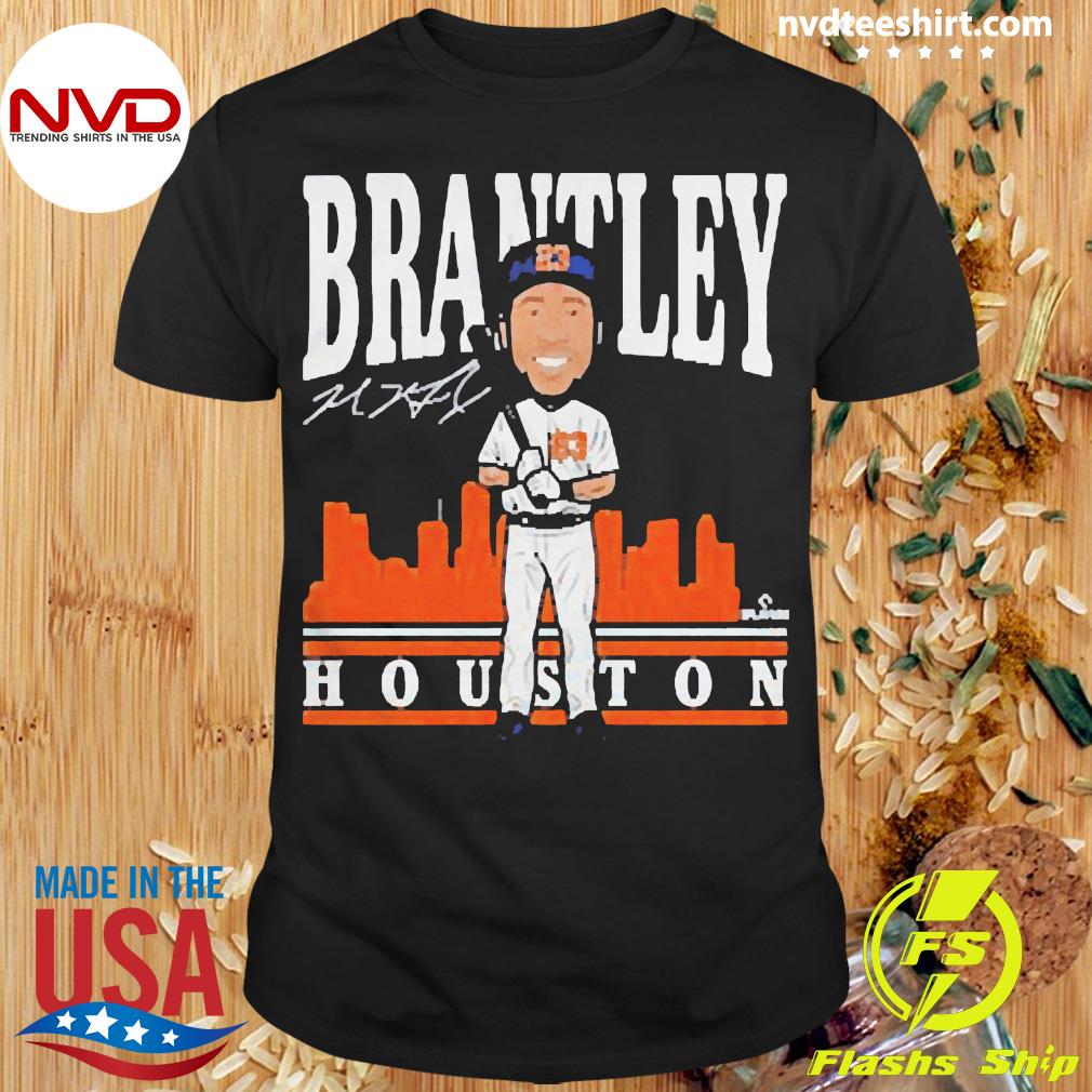 Michael Brantley Toon Houston Astros Signature Shirt