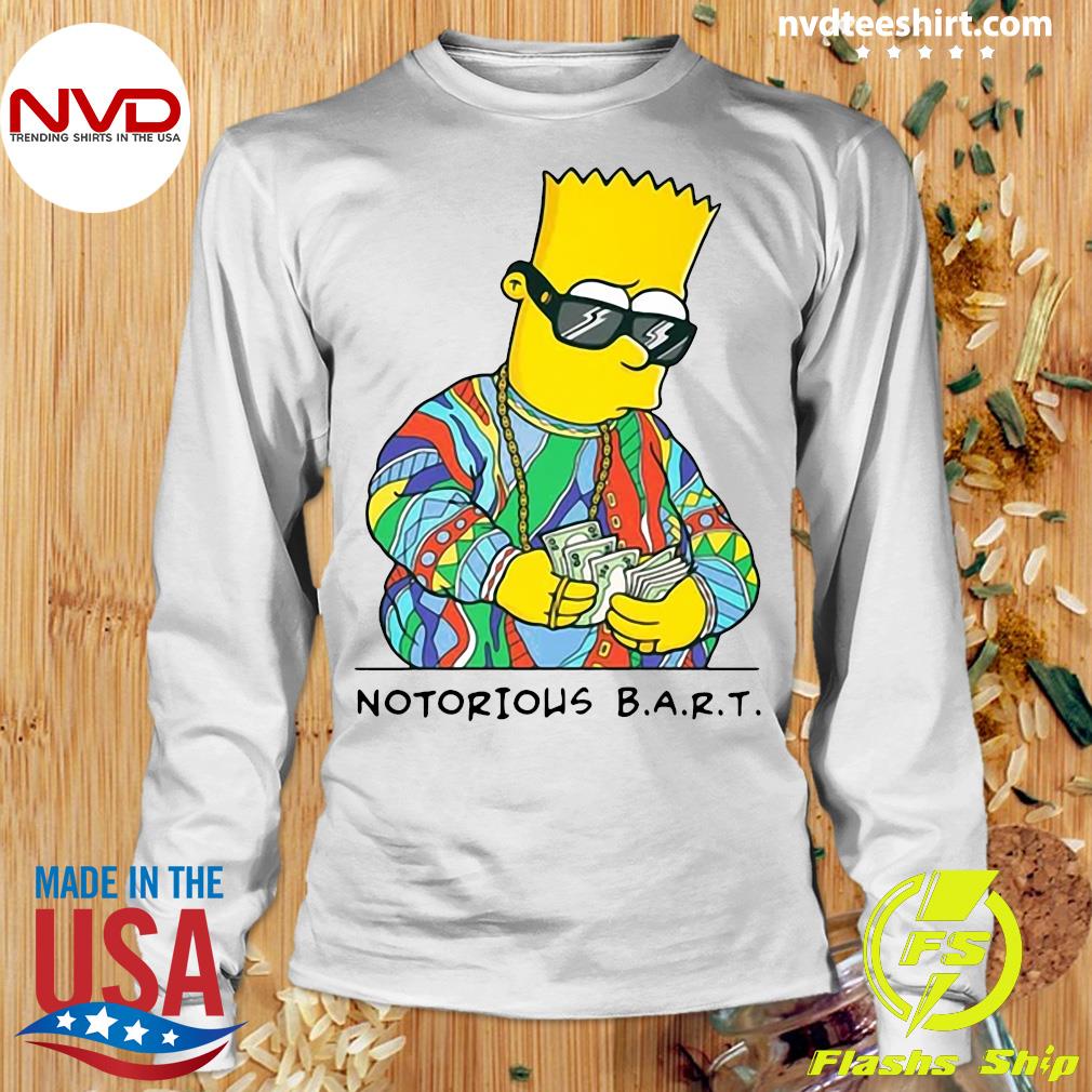 Bart Simpson Supreme The North Face Louis Vuitton Goyard The Simpsons Shirt  – Full Printed Apparel