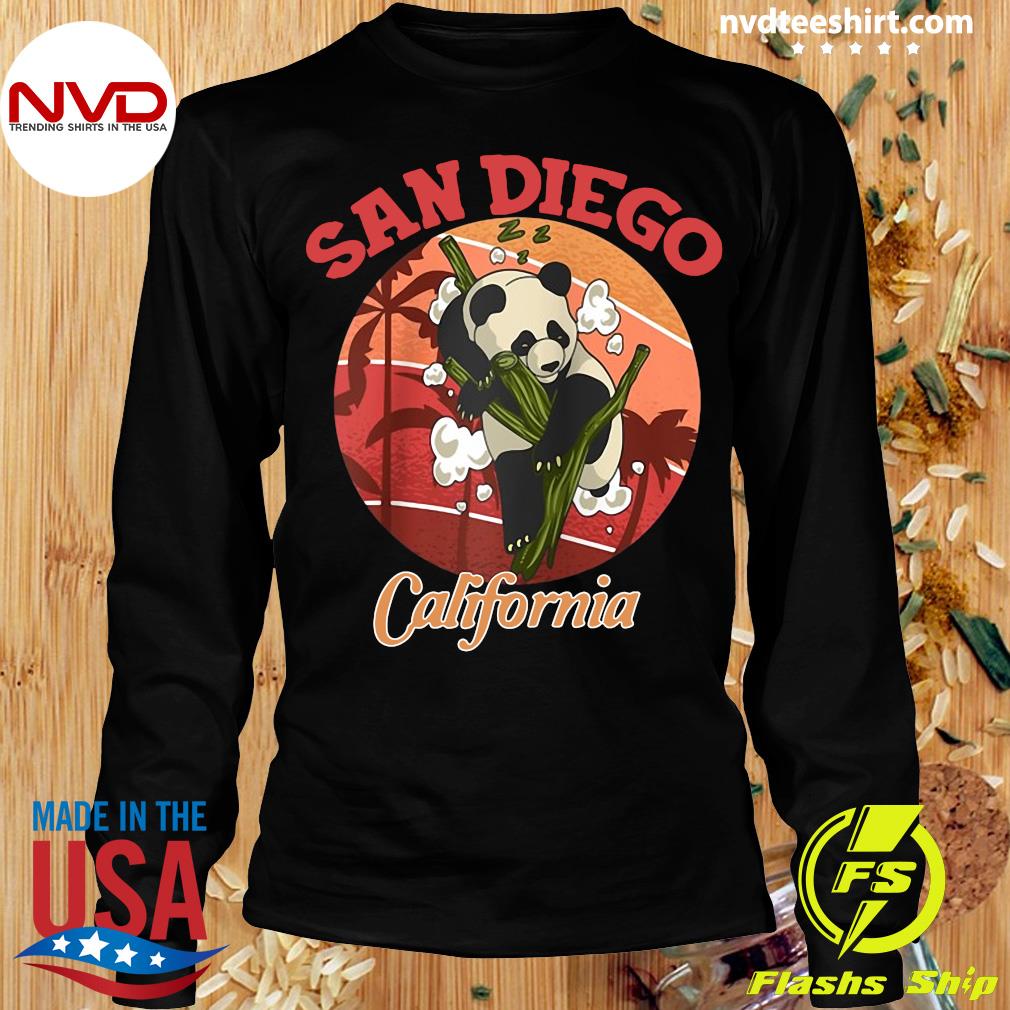 San Diego Shirt-Retro Panda Zoo-California State Tank Top