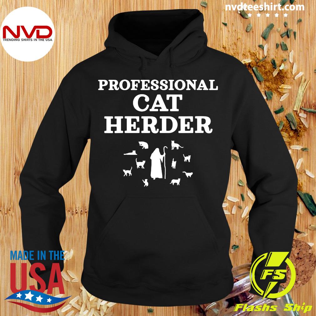 Official Cat Herder Inspired Cat Herding Related Cat Lady Design T