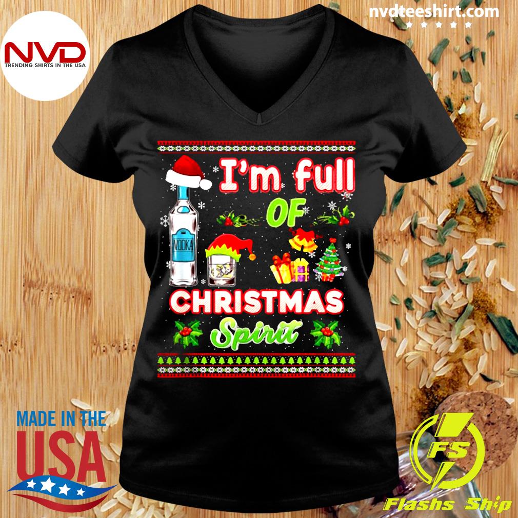 Full of christmas spirit t shirt Clearance