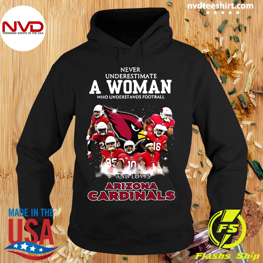 Official Never underestimate a woman who understands Football and loves  saints T-shirt, hoodie, tank top, sweater and long sleeve t-shirt