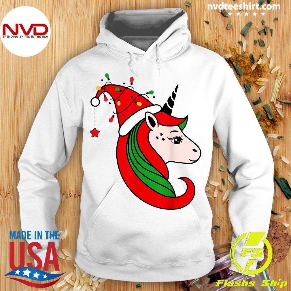 Girls unicorn hot sale christmas sweater