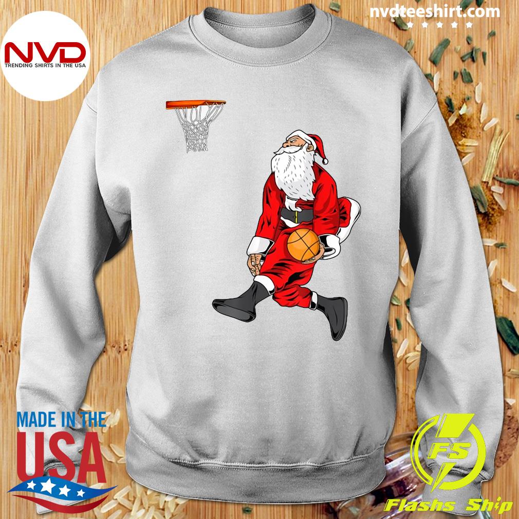 santa basketball sweater