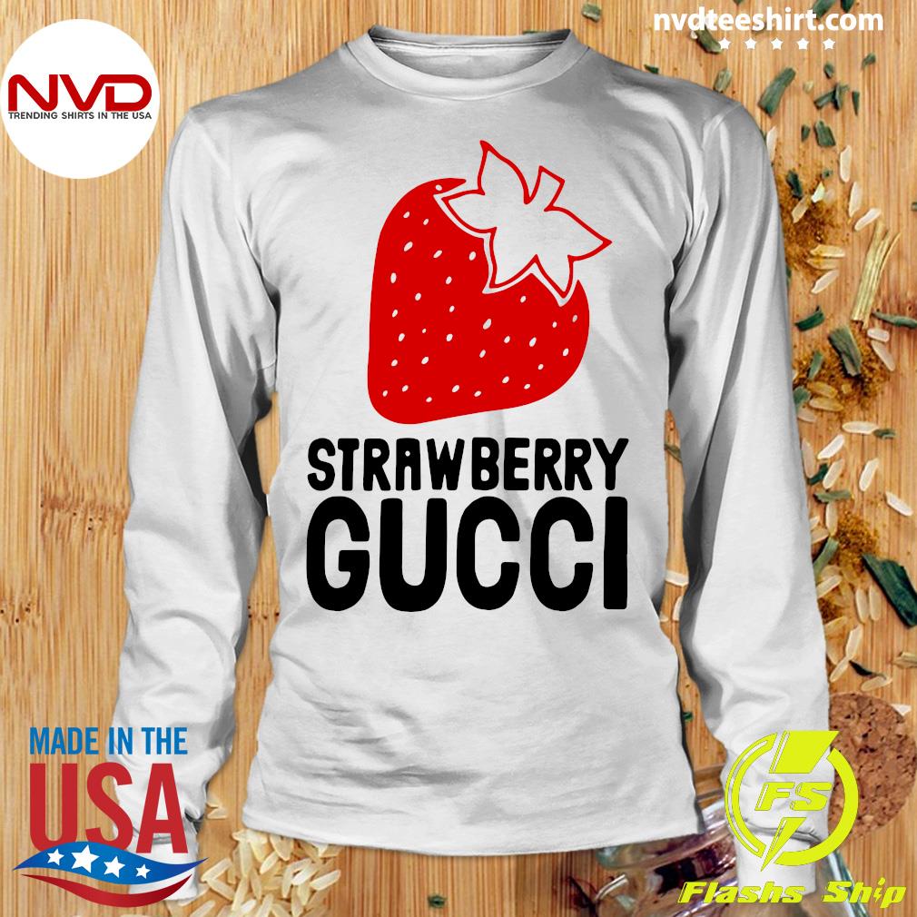 Official Strawberry Gucci T-shirt - NVDTeeshirt