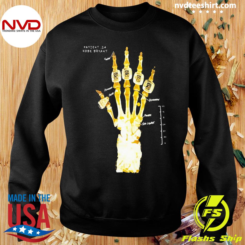 kobe bryant hand shirt