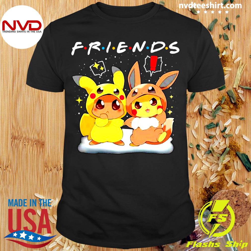 pikachu and eevee friends