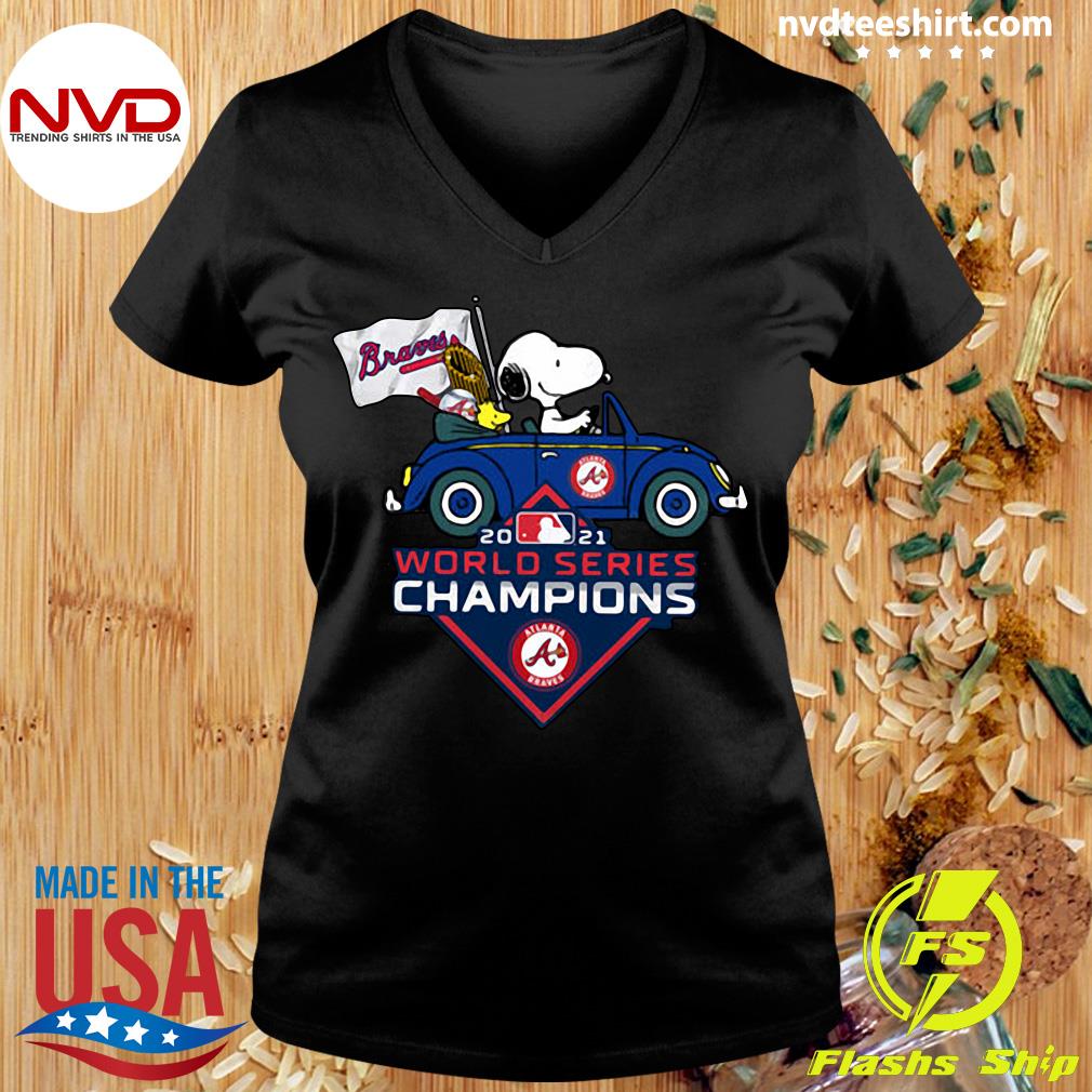 Snoopy Atlanta Braves World Series Champions 2021 Shirt