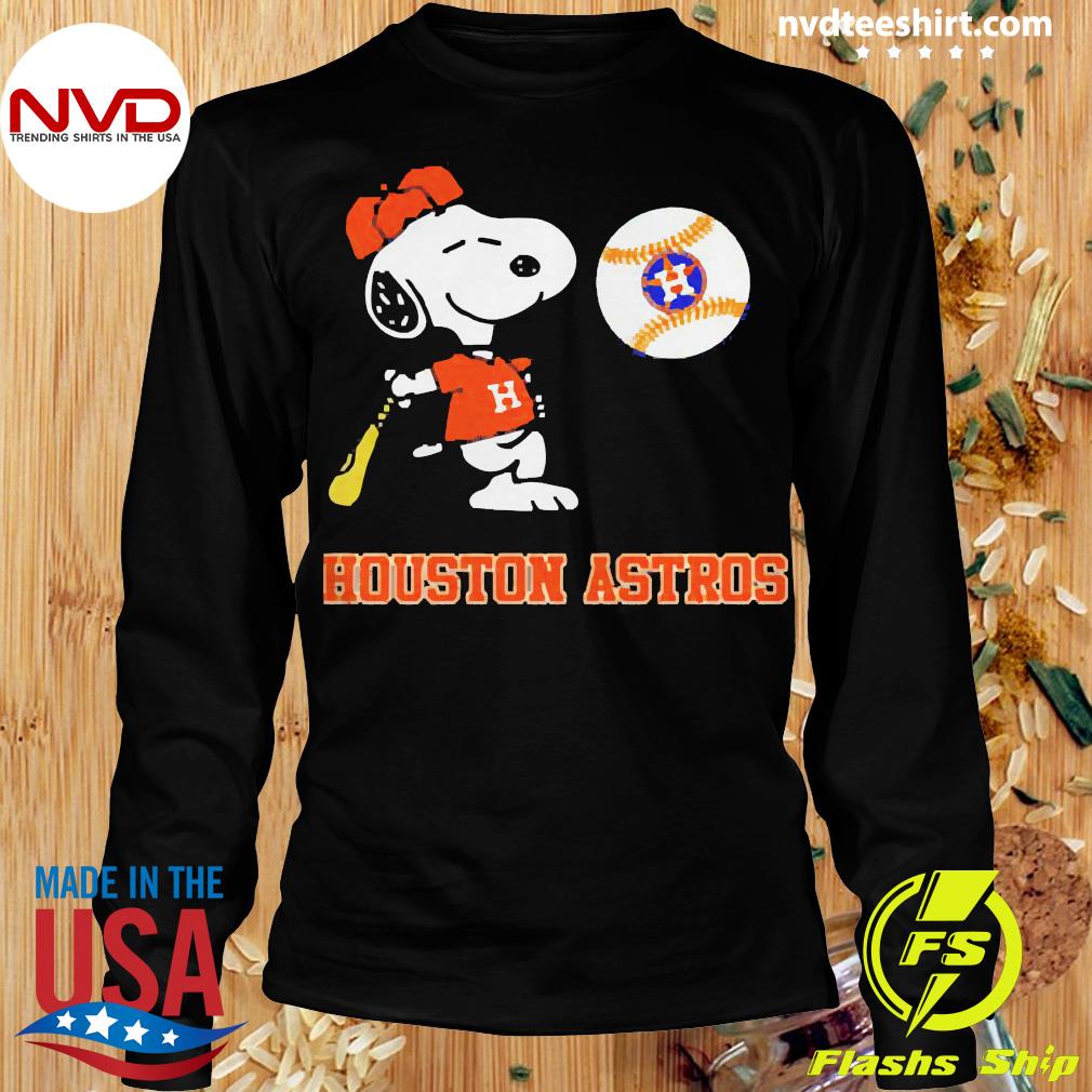 Snoopy And Woodstock Real Women Love Baseball Smart Women Love The Houston Astros  shirt, hoodie, sweater, long sleeve and tank top