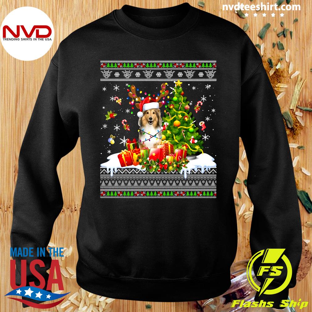 sheltie christmas sweater