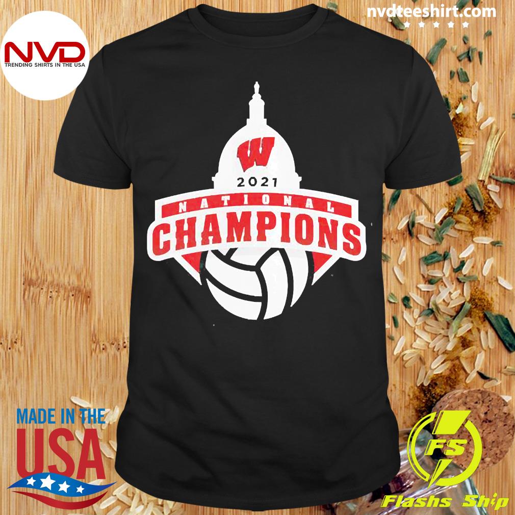 Wisconsin Badgers Black Women's 2021 Volleyball National Champions shirt,  hoodie, sweater, long sleeve and tank top