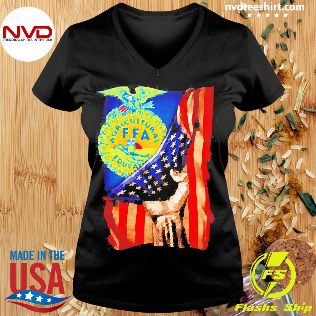 savariya Vintage US Soccer Team American Flag Women's T-Shirt