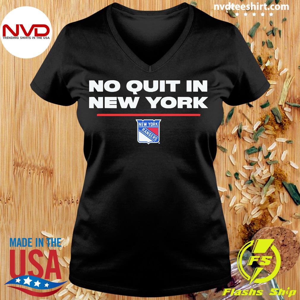 New York Rangers No Quit In New York Shirt - Peanutstee