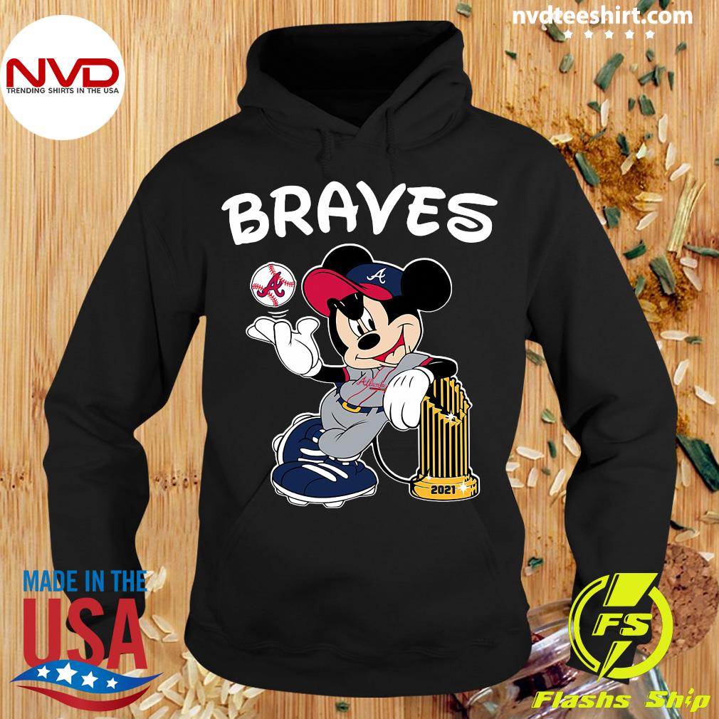 Mickey Mouse Atlanta Braves 2021 world series champions shirt