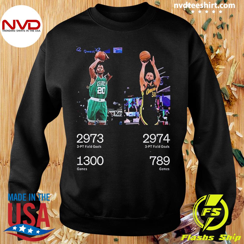 Steph Curry 3 Point Passed up Ray Allen T-shirt, Long sleeve