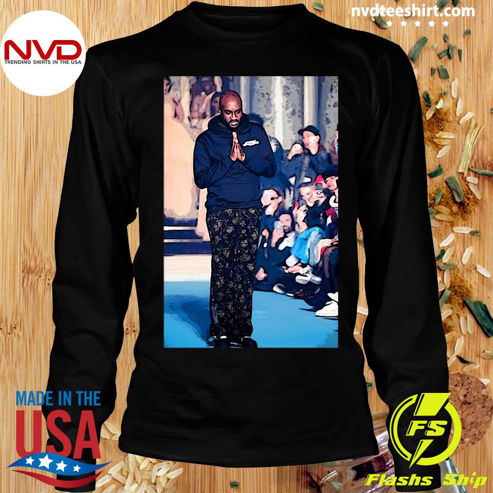 Virgil Abloh T-Shirt Virgil Abloh In Memory Rap Hip Hop T-Shirt Virgil Abloh  Retro 90s Graphic Tee Unisex Softstyle T-Shirt DA-2