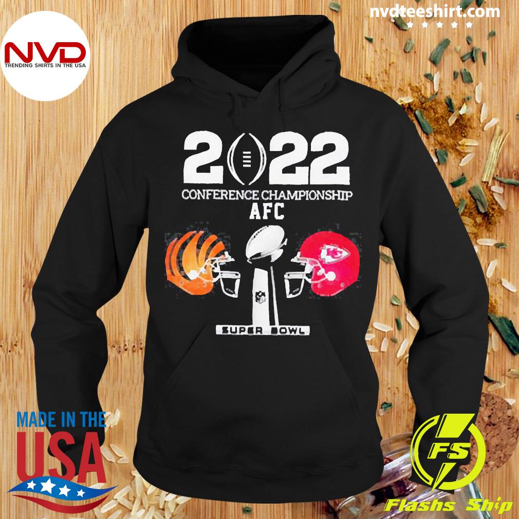 Official Bengals vs Chiefs 2022 afc conference championship super bowl shirt,  hoodie, sweater, long sleeve and tank top