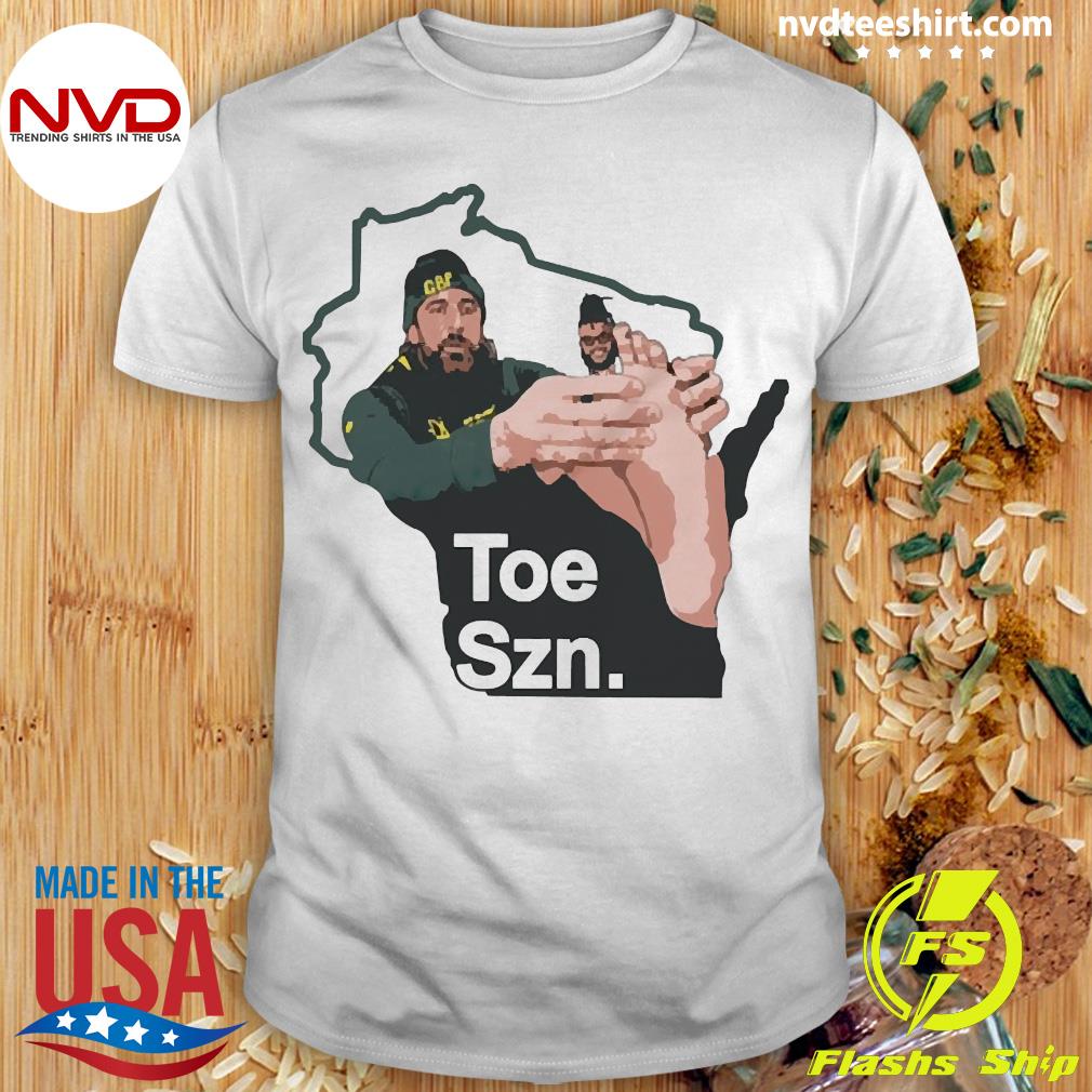 Aaron Rodgers Toe Szn Shirt, hoodie, sweater, long sleeve and tank top