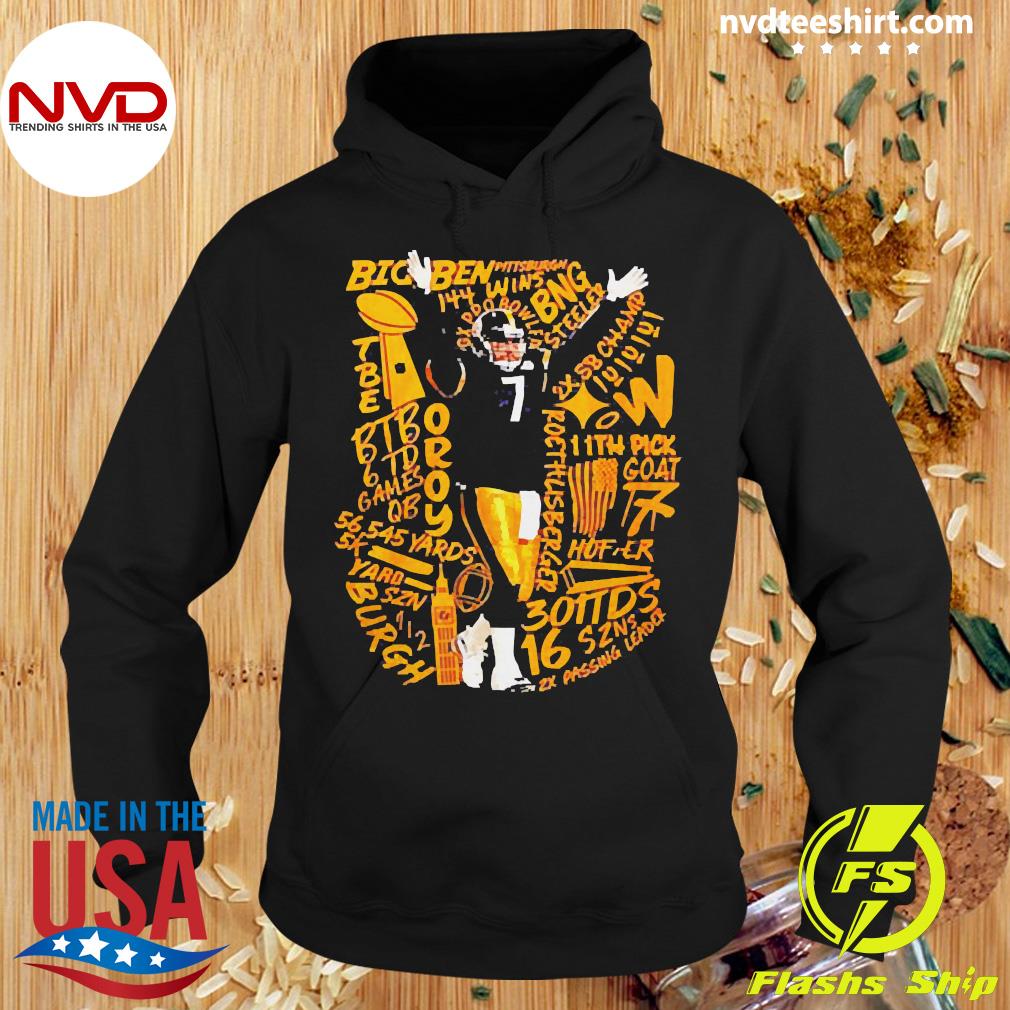 Ben Roethlisberger Pittsburgh Steelers Shirt - NVDTeeshirt