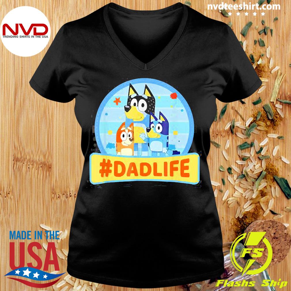 Personalized Bluey Dad Life Fathers Day Shirt - Jolly Family Gifts