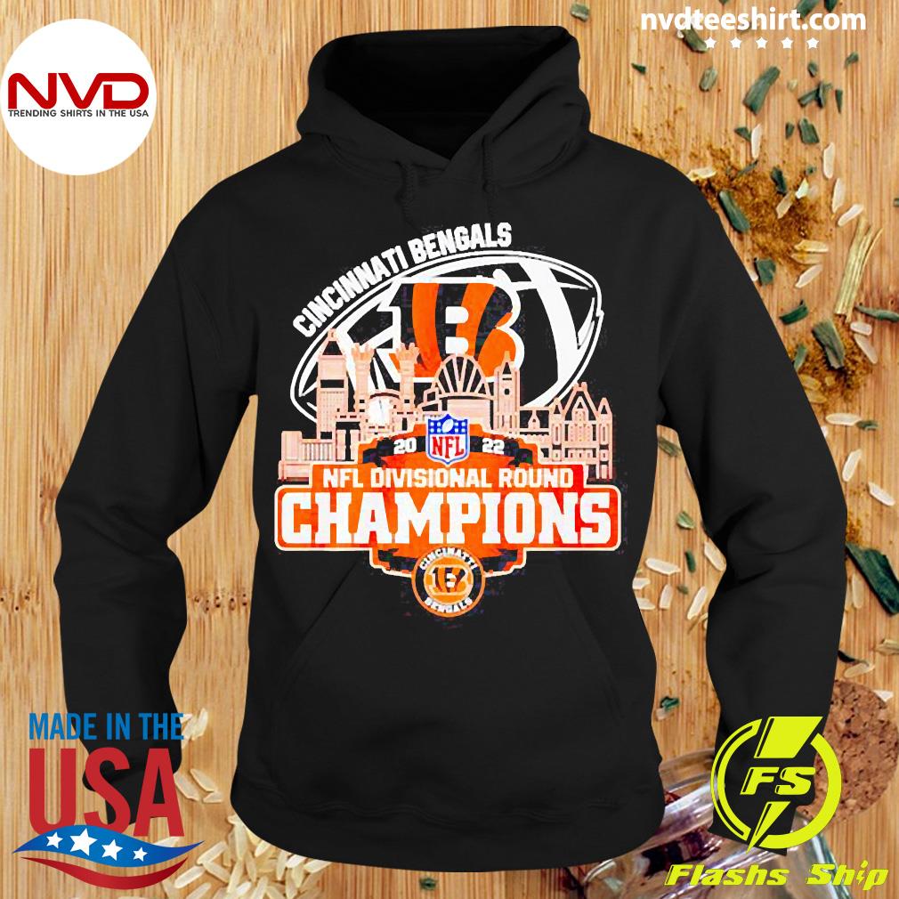 Official cincinnatI bengals 2022 NFL divisional round champions shirt,  hoodie, sweater, long sleeve and tank top