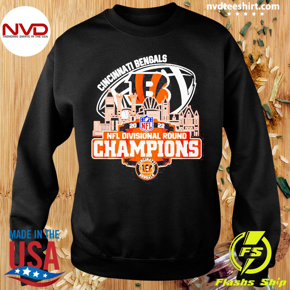 Cincinnati Bengals Rule The Playoffs 2022 Divisional Round Champions Shirt,Sweater,  Hoodie, And Long Sleeved, Ladies, Tank Top