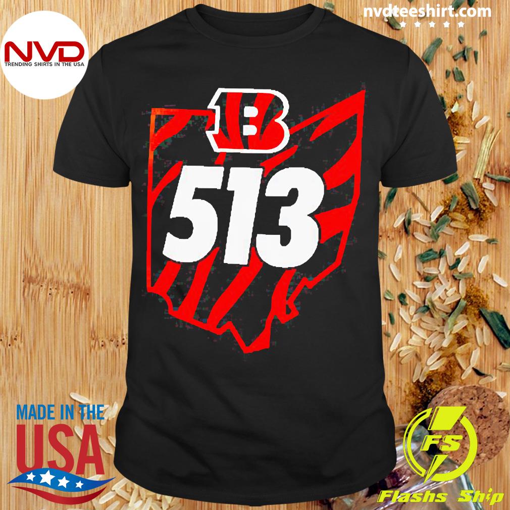 Cincinnati Bengals 513 logo 2022 shirt, hoodie, sweater, long sleeve and  tank top