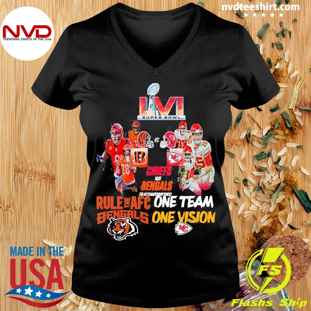 Cincinnati Bengals Vs Kansas City Chiefs 2022 AFC Conference Championship  Super Bowl T-Shirt - REVER LAVIE