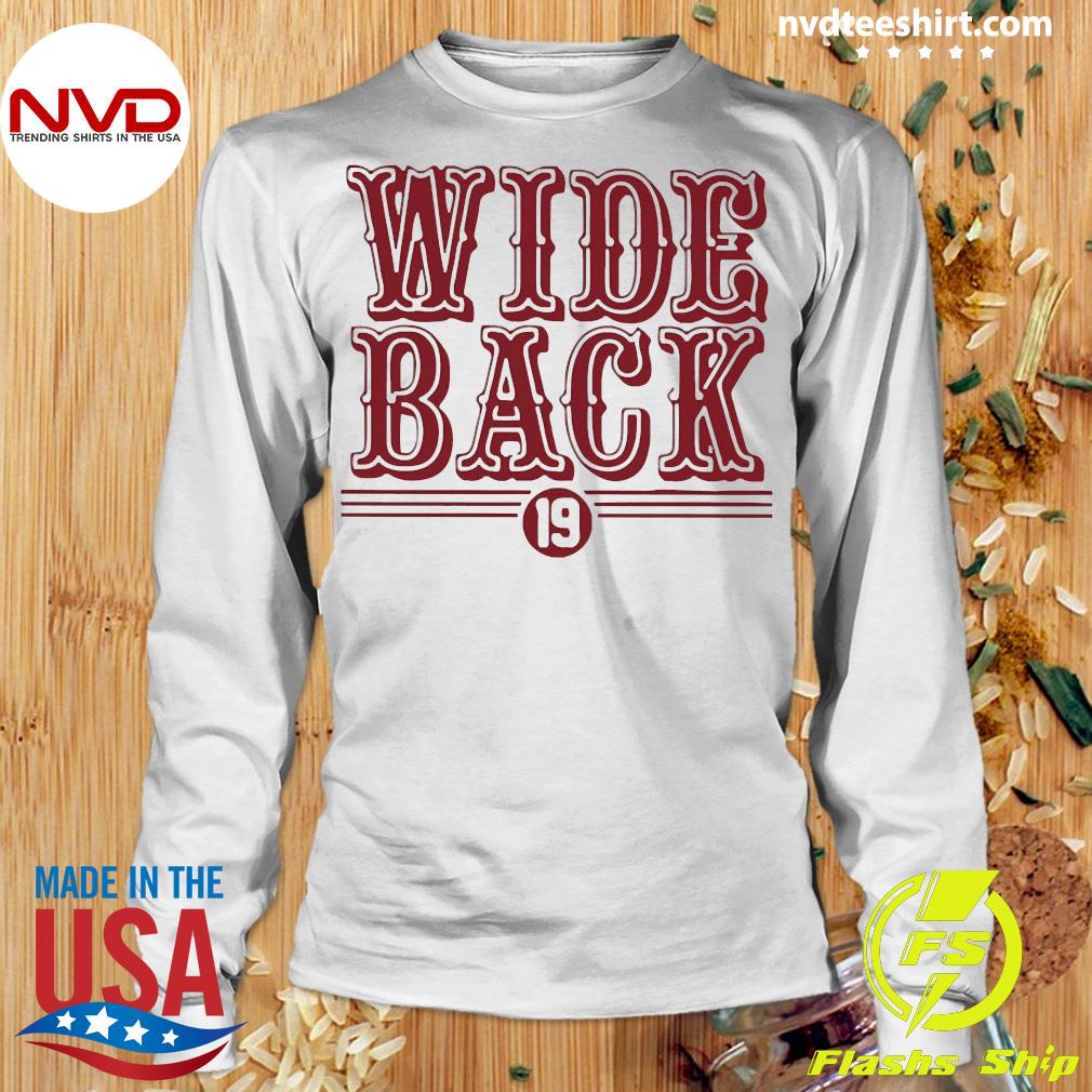 Official Deebo Samuel wide back shirt, hoodie, sweater, long