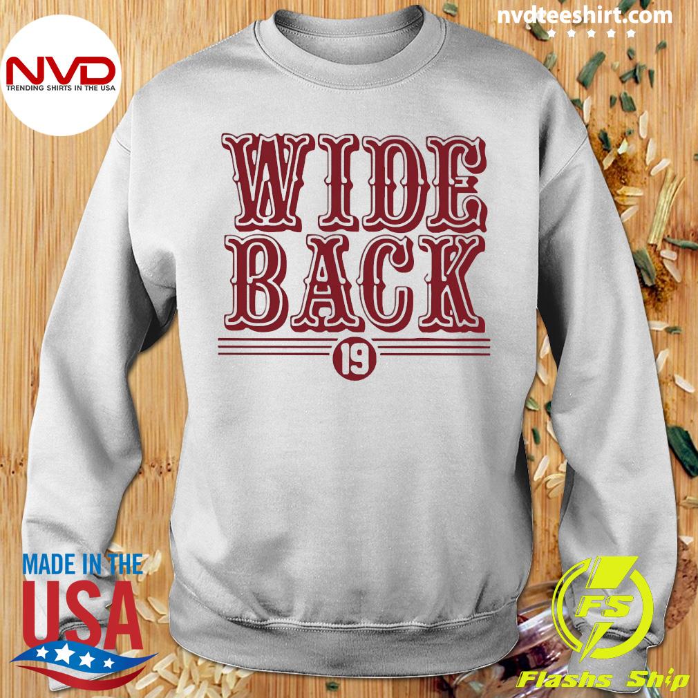 Official Deebo Samuel wide back shirt, hoodie, sweater, long