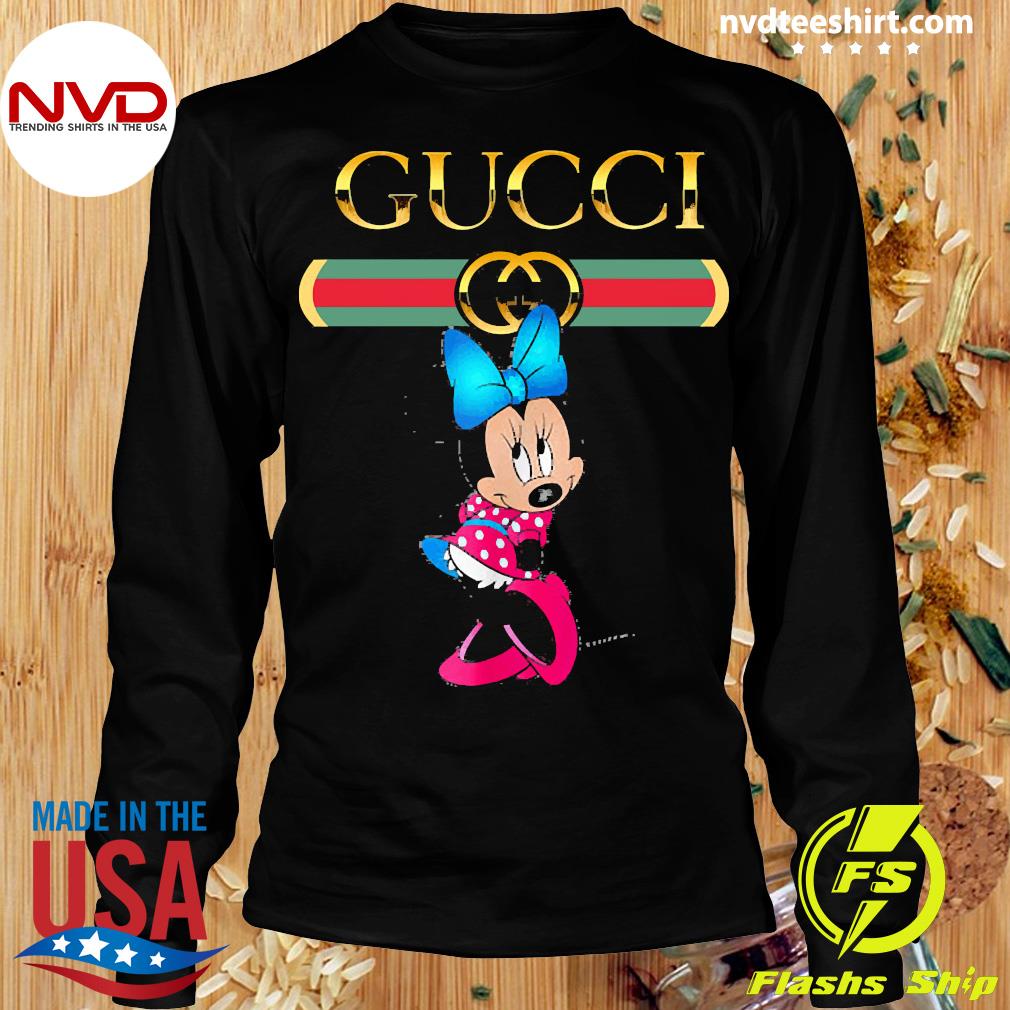 Gucci Mickey Logo Vintage For Men Women Youth Inspired Shirt - NVDTeeshirt