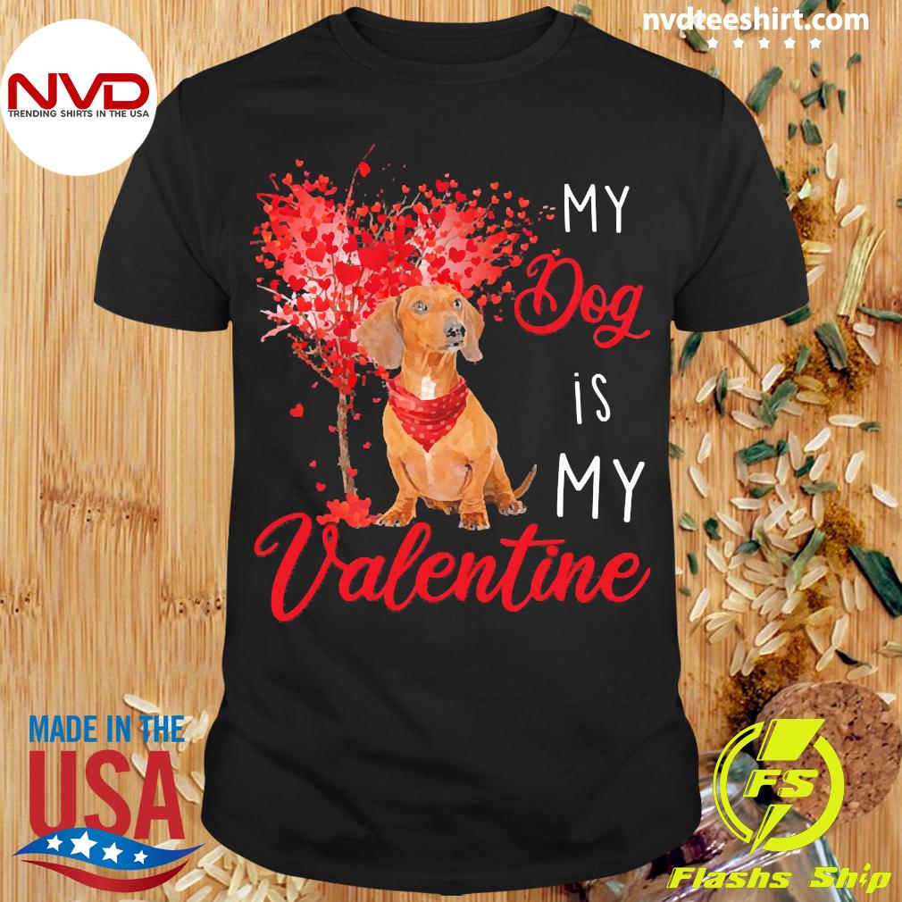 dachshund valentine shirt