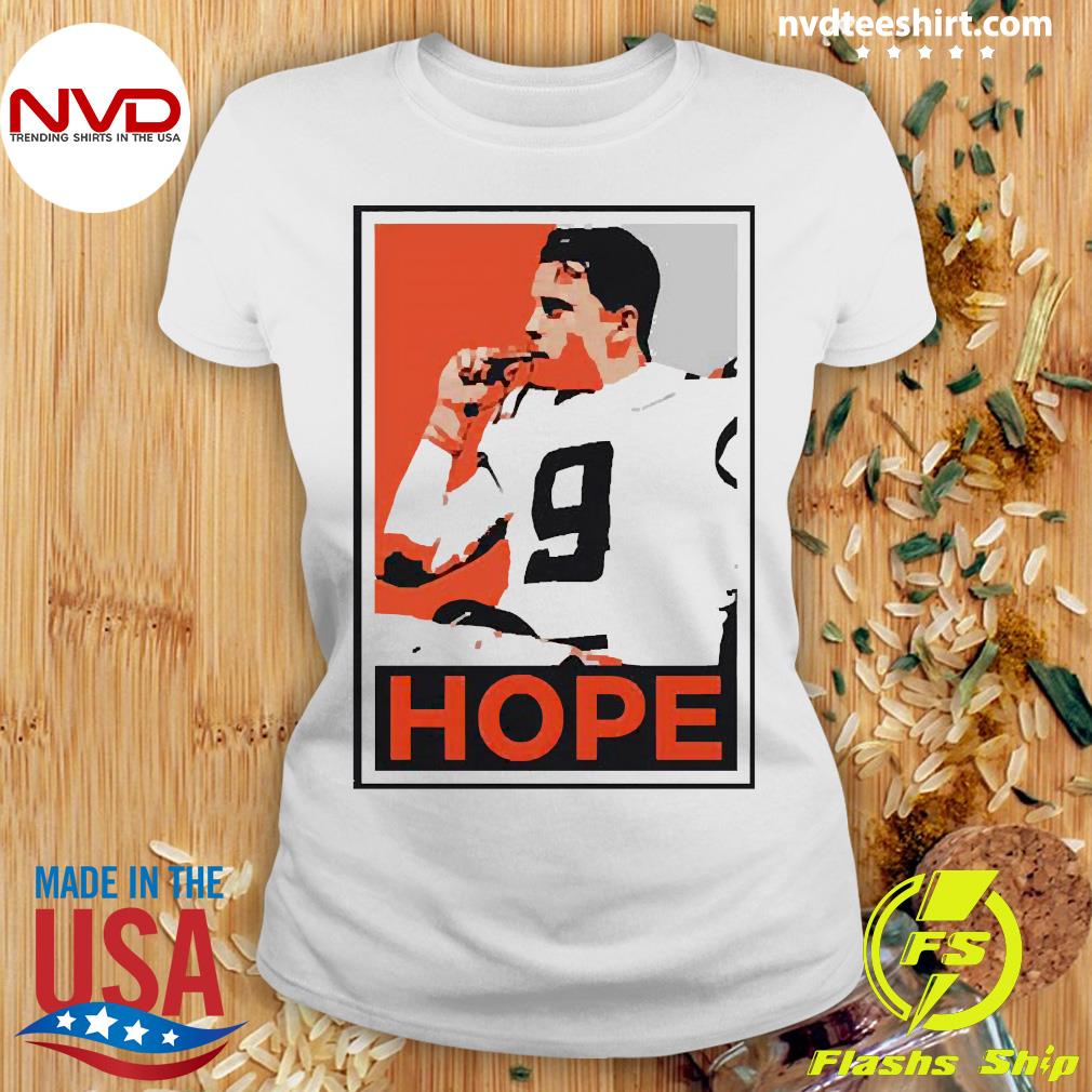 Joe Burrow Smoking Cigar Champ Hope Poster Cincinnati Football Fan T Shirt